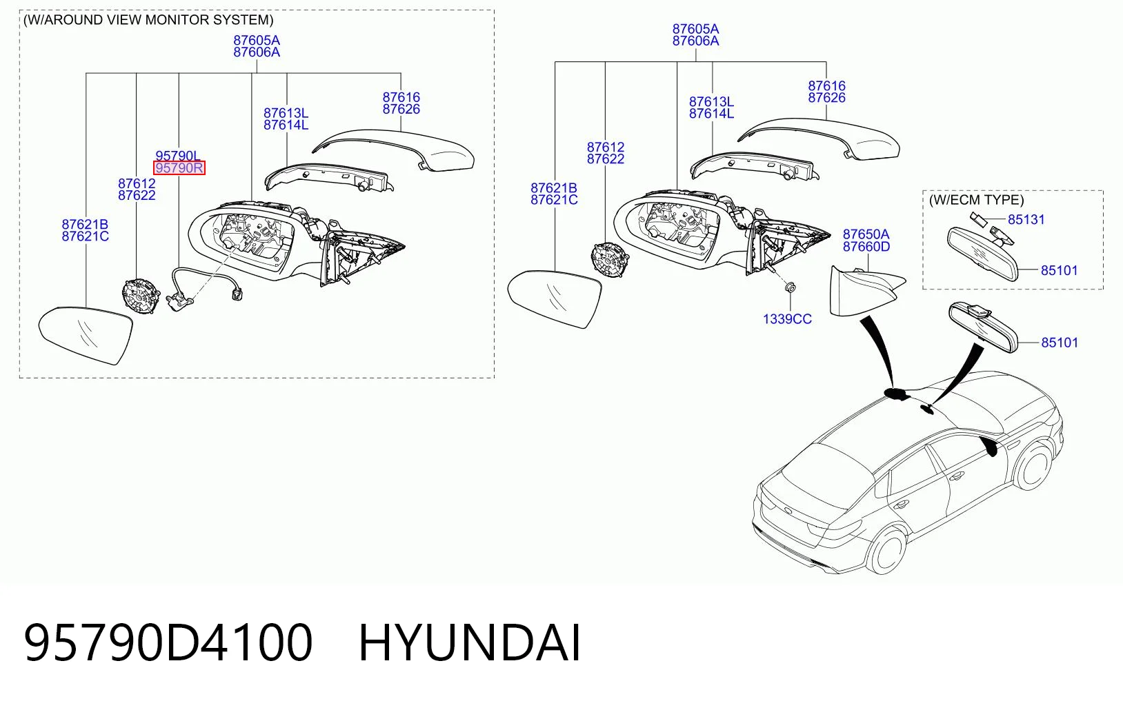 95790D4100 Hyundai/Kia 