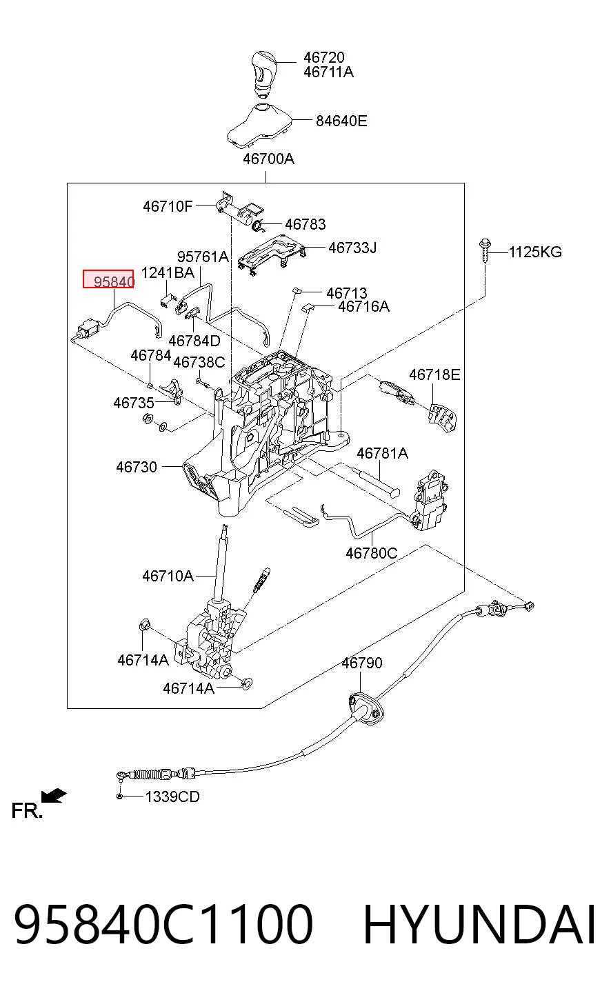 95840C1100 Hyundai/Kia 