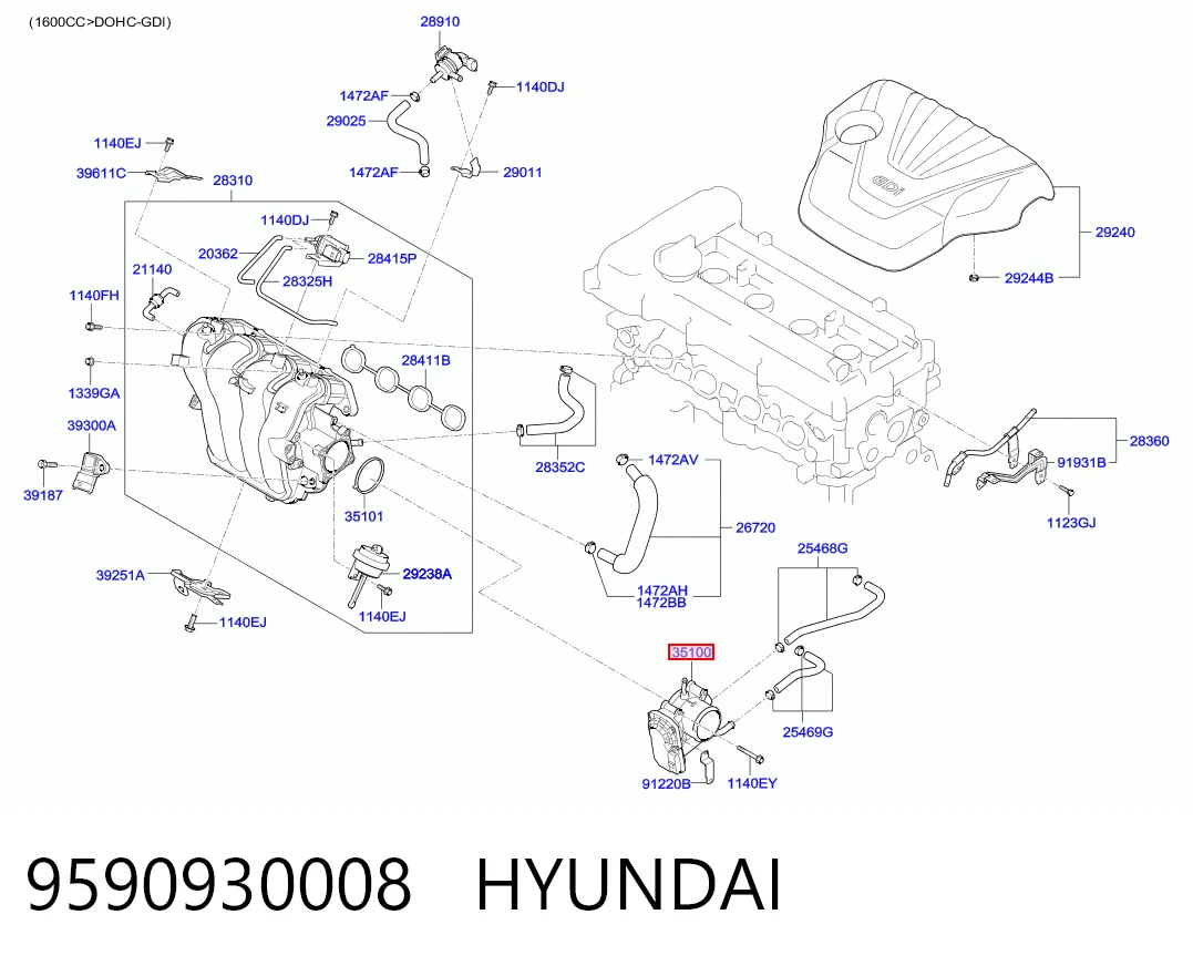 Дроссельная заслонка в сборе CGA 01THT017RA цена, от 99.57 USD