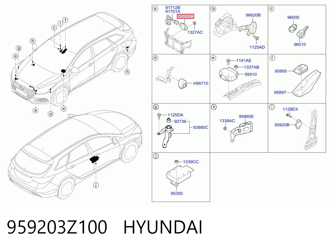 959203Z100 Hyundai/Kia 