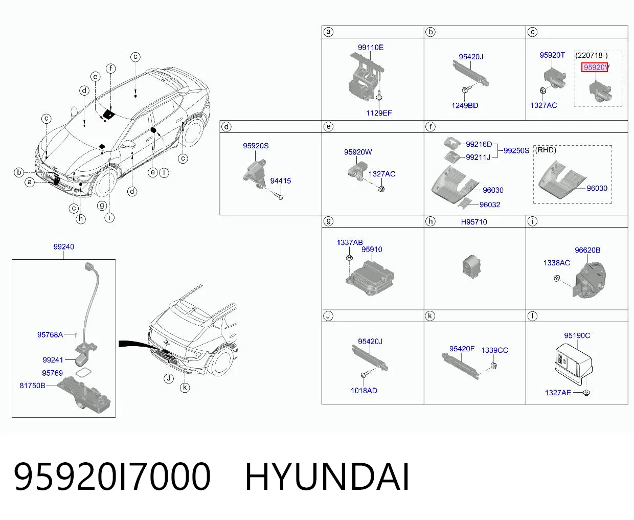 95920I7000 Hyundai/Kia 