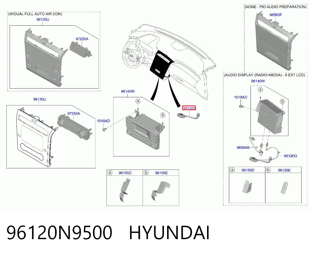96120N9500 Hyundai/Kia 