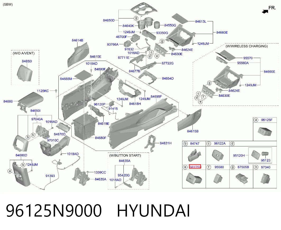 96125N9000 Hyundai/Kia 