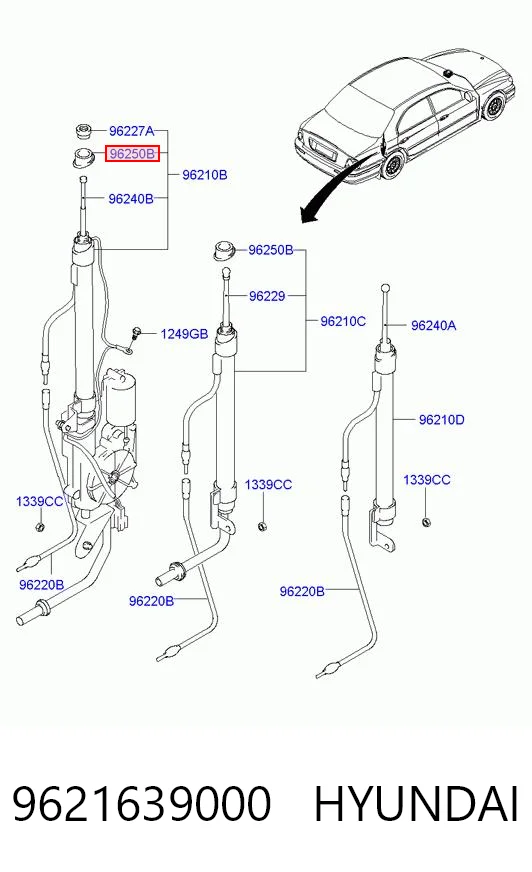 9621639000 Hyundai/Kia 
