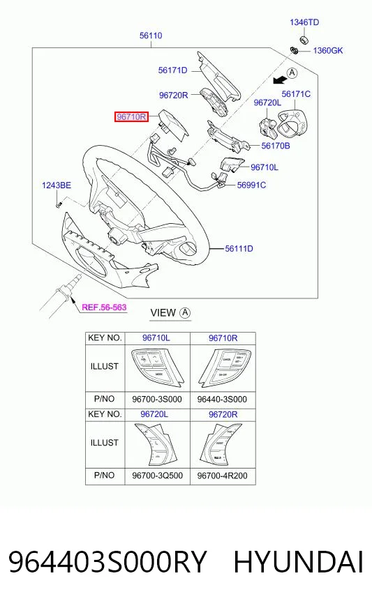 964403S000RY Hyundai/Kia 