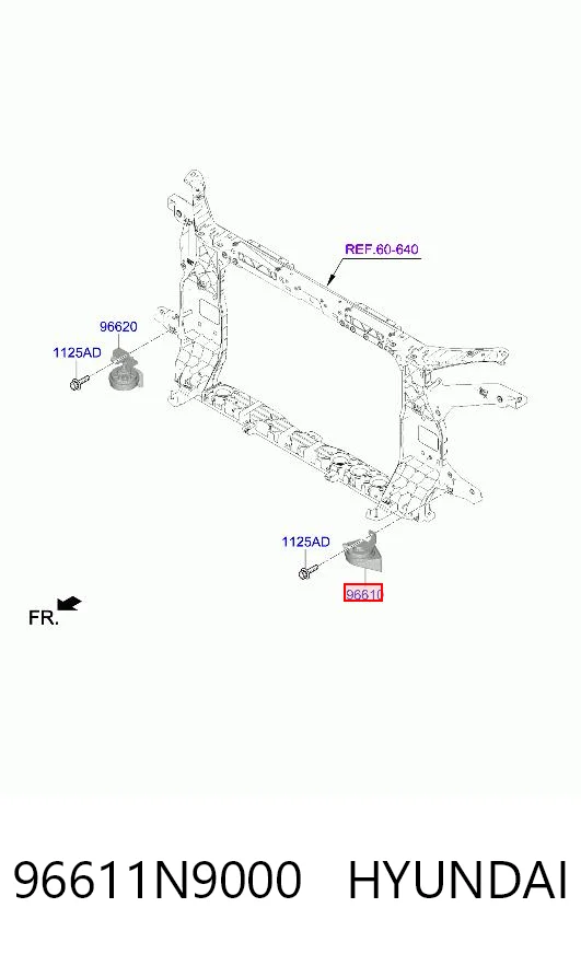 96611N9000 Hyundai/Kia Клаксон