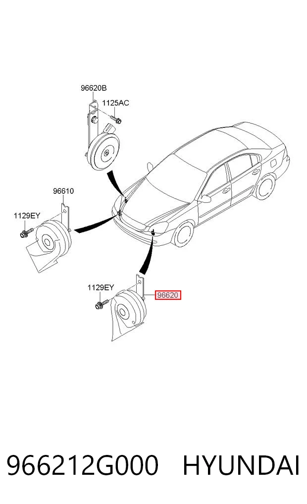 966212G000 Hyundai/Kia 
