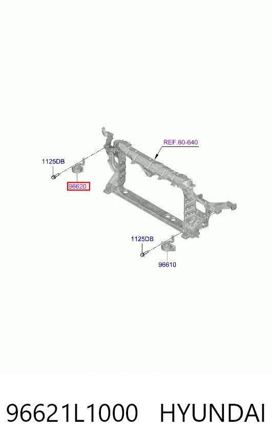 96621L1000 Hyundai/Kia Клаксон
