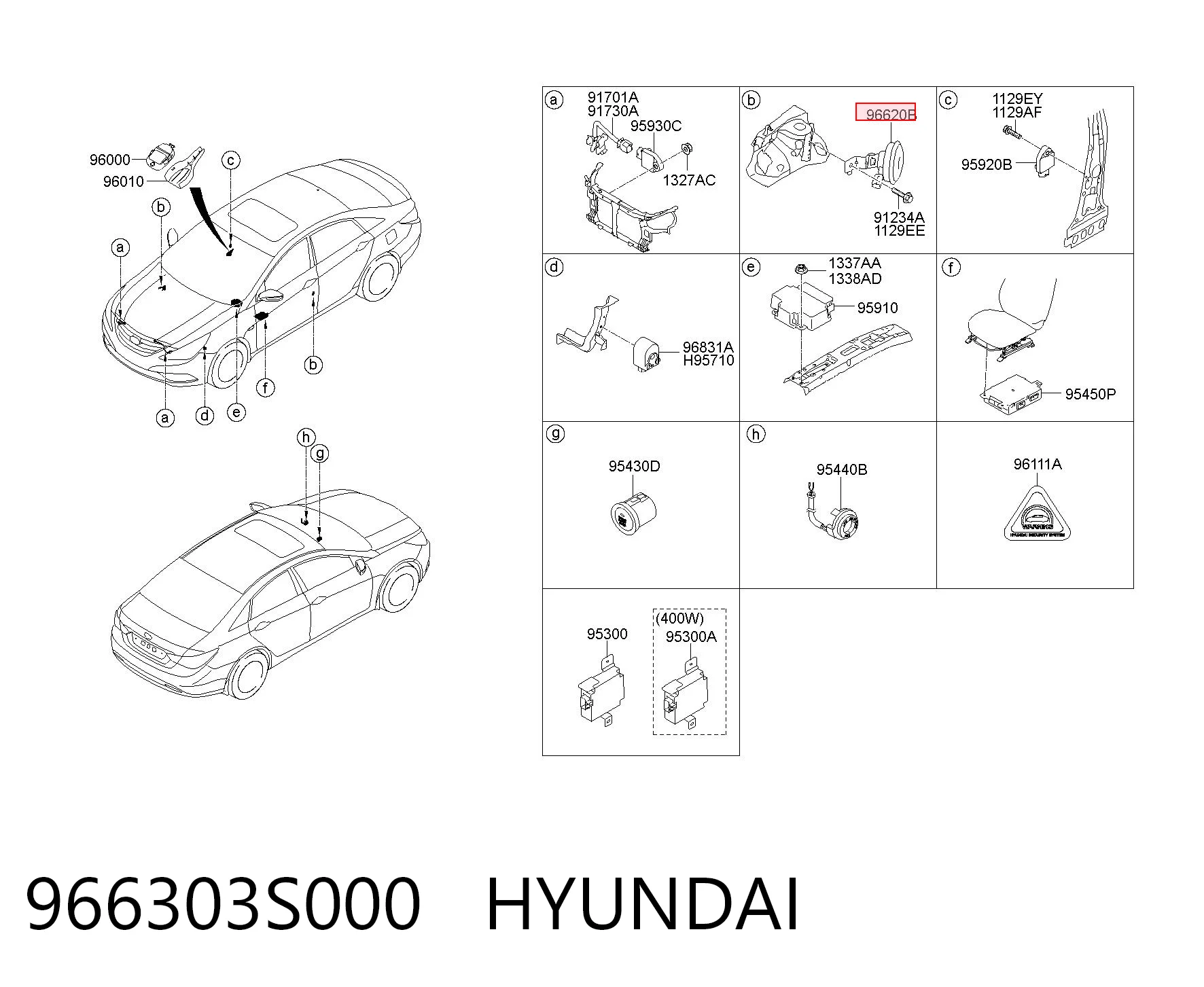 966303S000 Hyundai/Kia 