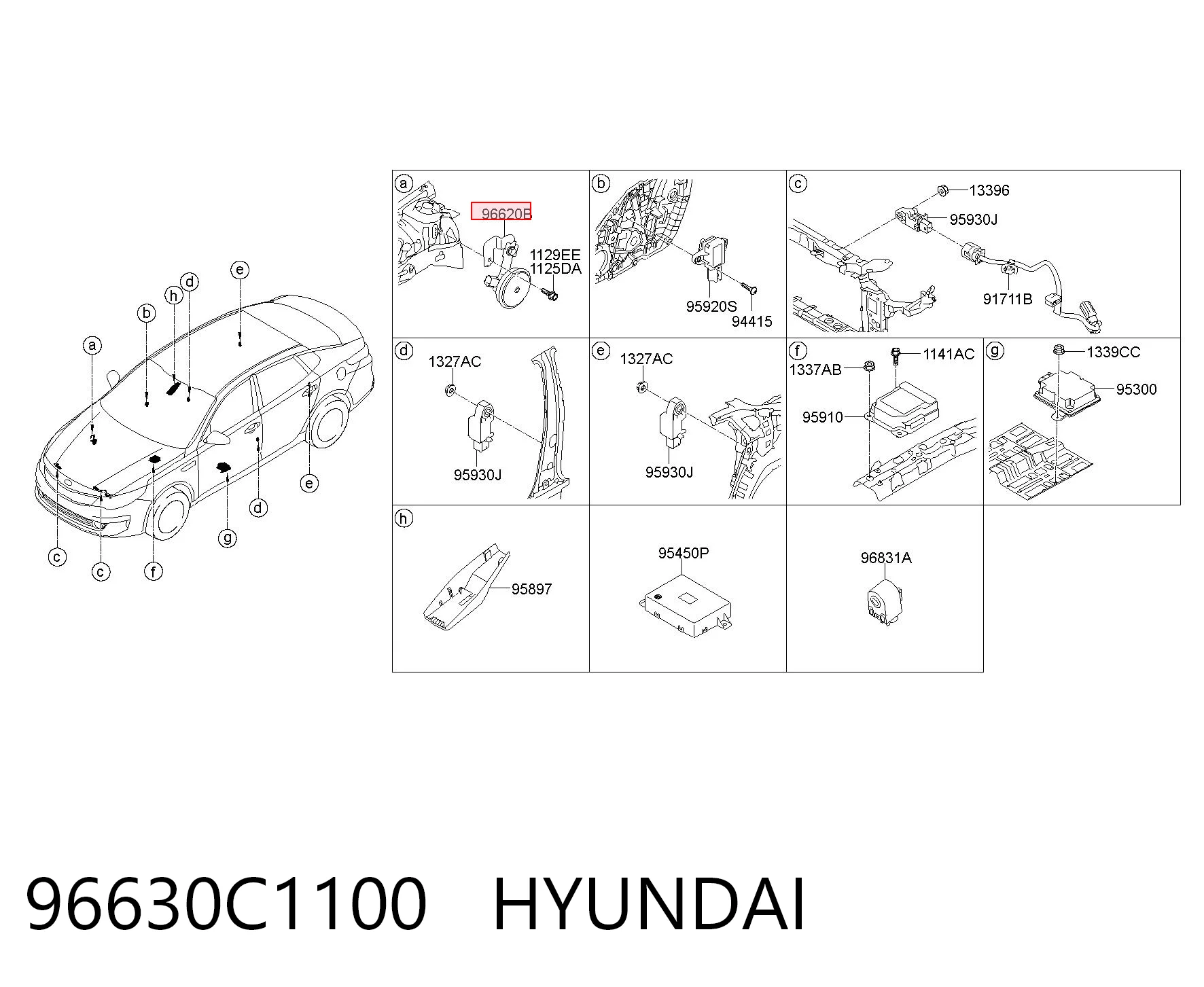 96630C1100 Hyundai/Kia 