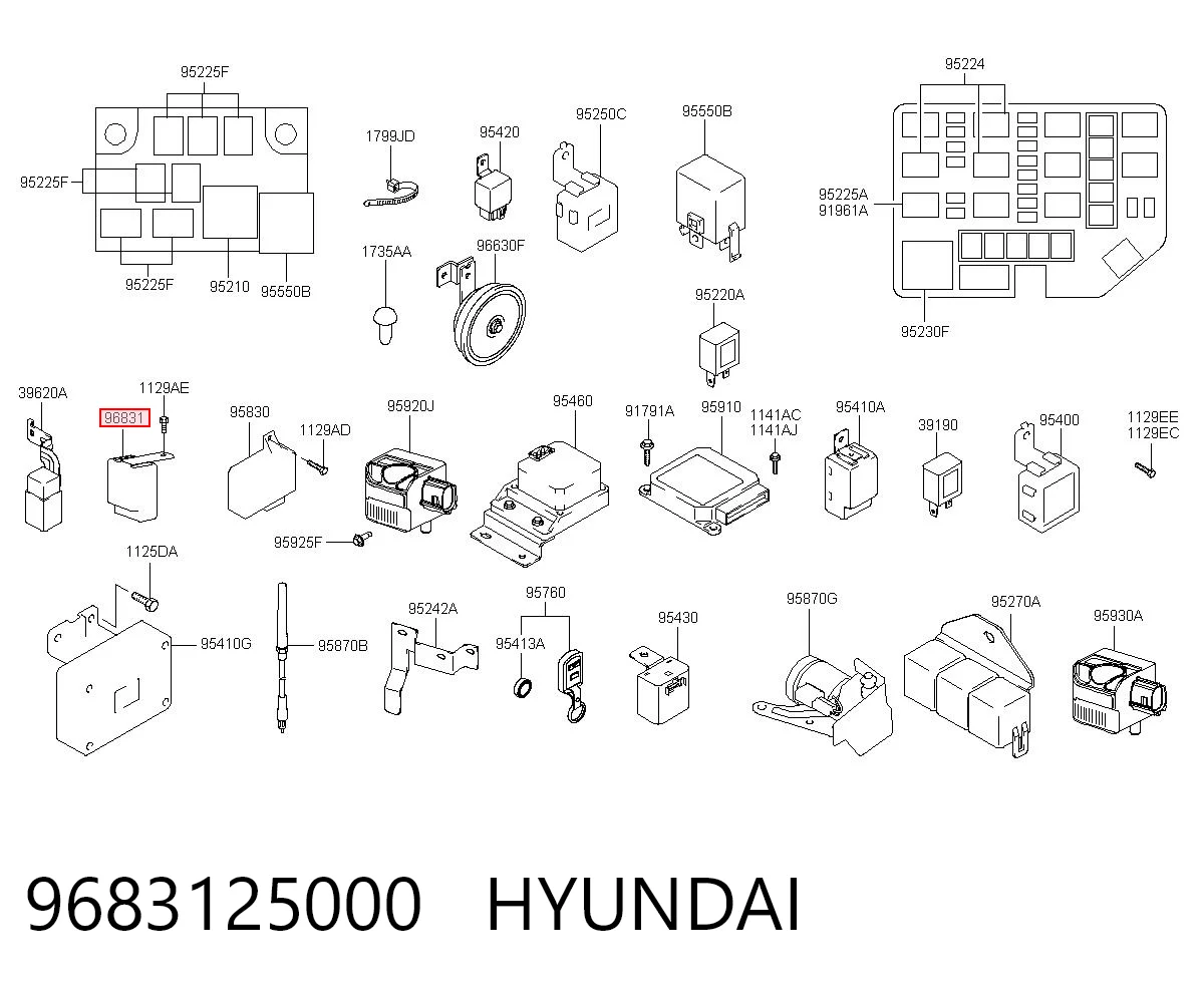 9683125000 Hyundai/Kia