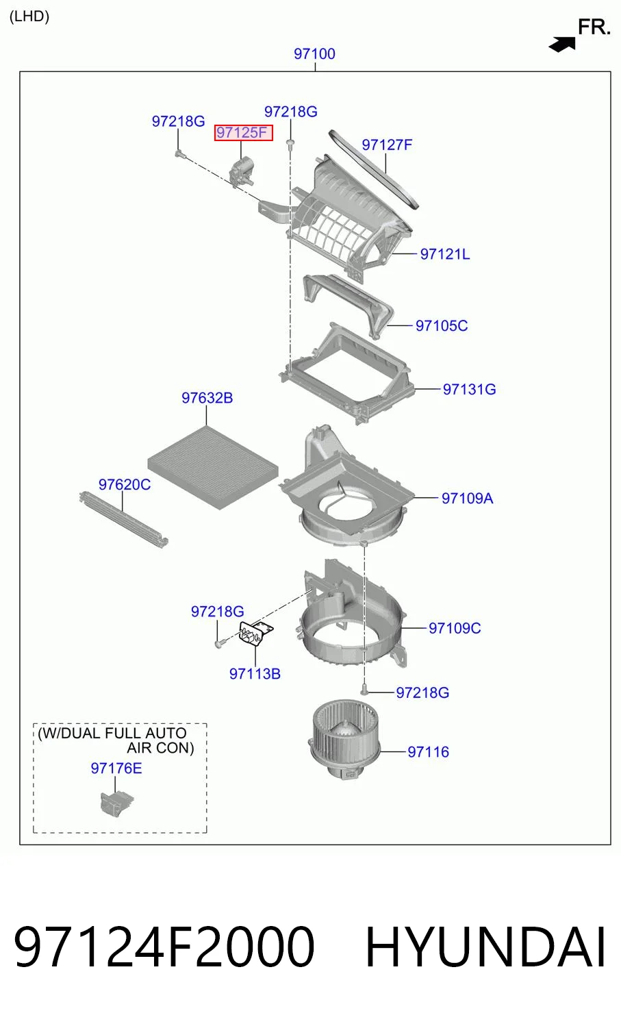 97124F2000 Hyundai/Kia 