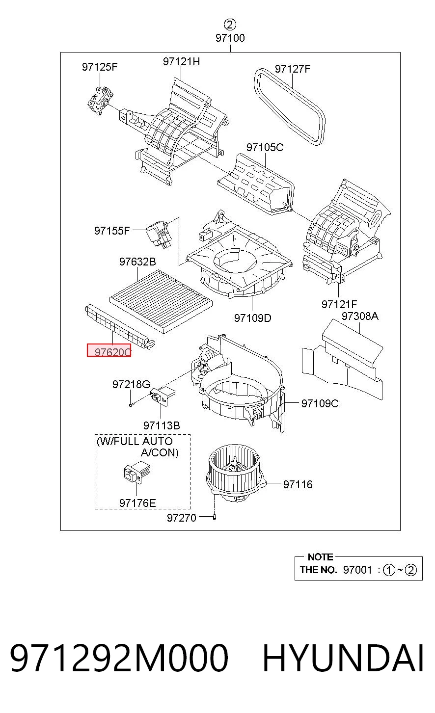 971292M000 Hyundai/Kia 