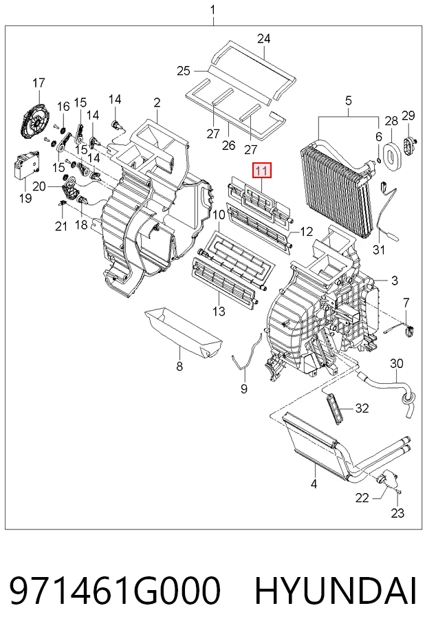 971461G000 Hyundai/Kia