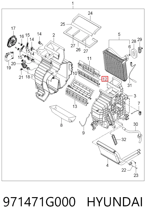 971471G000 Hyundai/Kia
