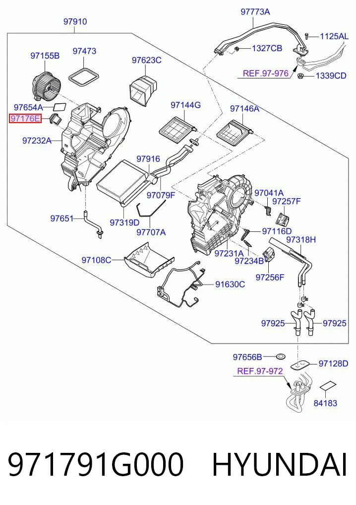 971791G000 Hyundai/Kia Реле печки