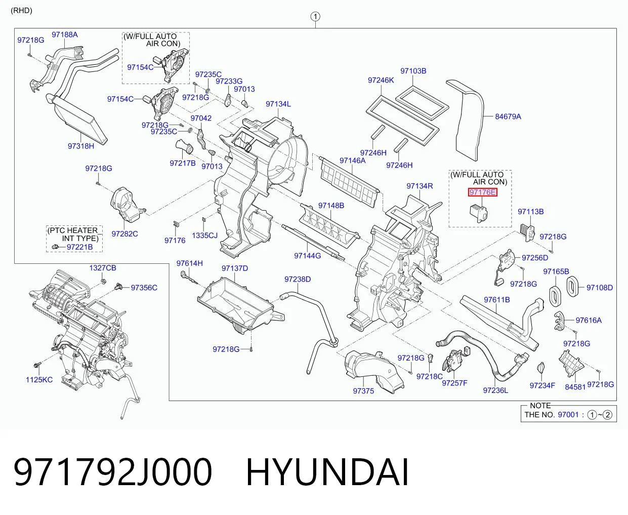 971792J000 Hyundai/Kia Реле печки