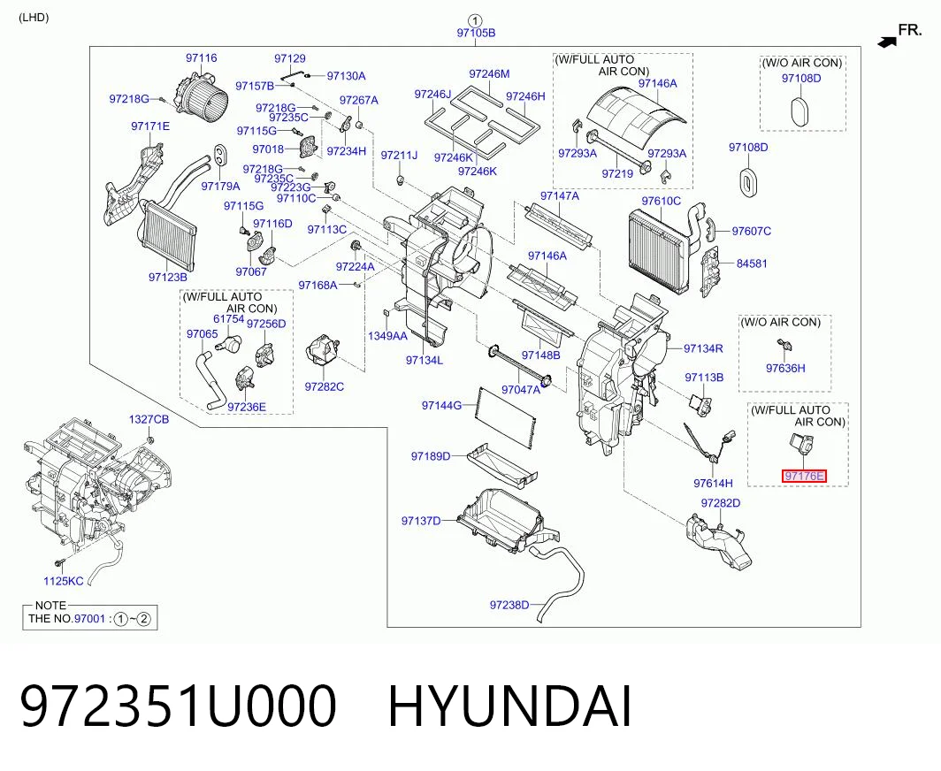 972351U000 Hyundai/Kia Реле печки