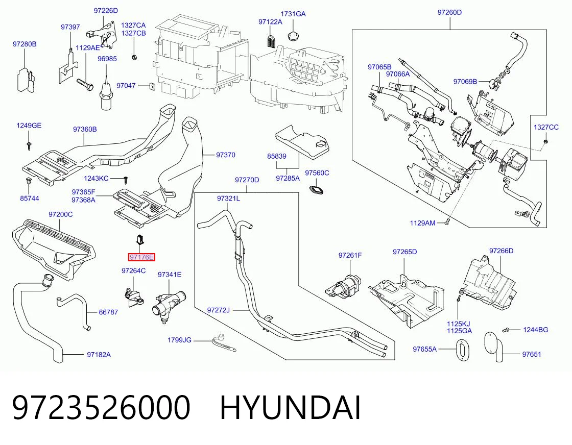 9723526000 Hyundai/Kia Реле печки