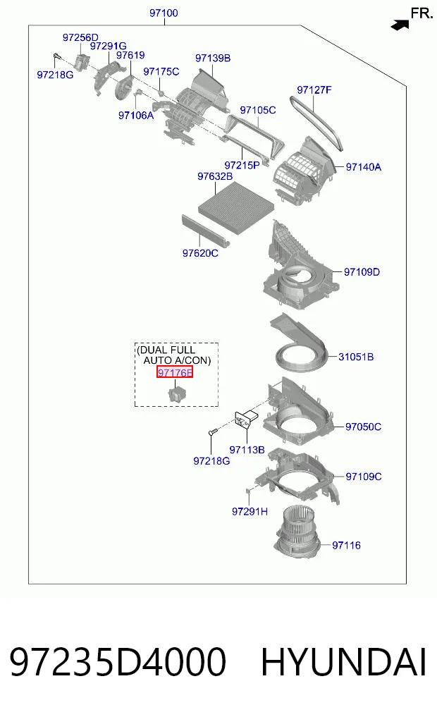 97235D4000 Hyundai/Kia 
