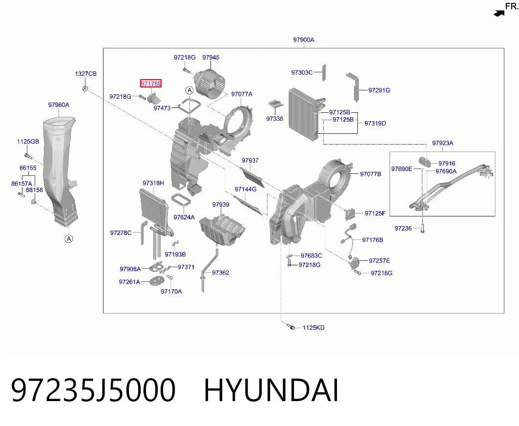 97235J5000 Hyundai/Kia Реле печки