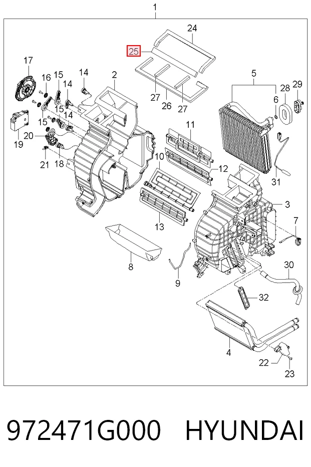 972471G000 Hyundai/Kia