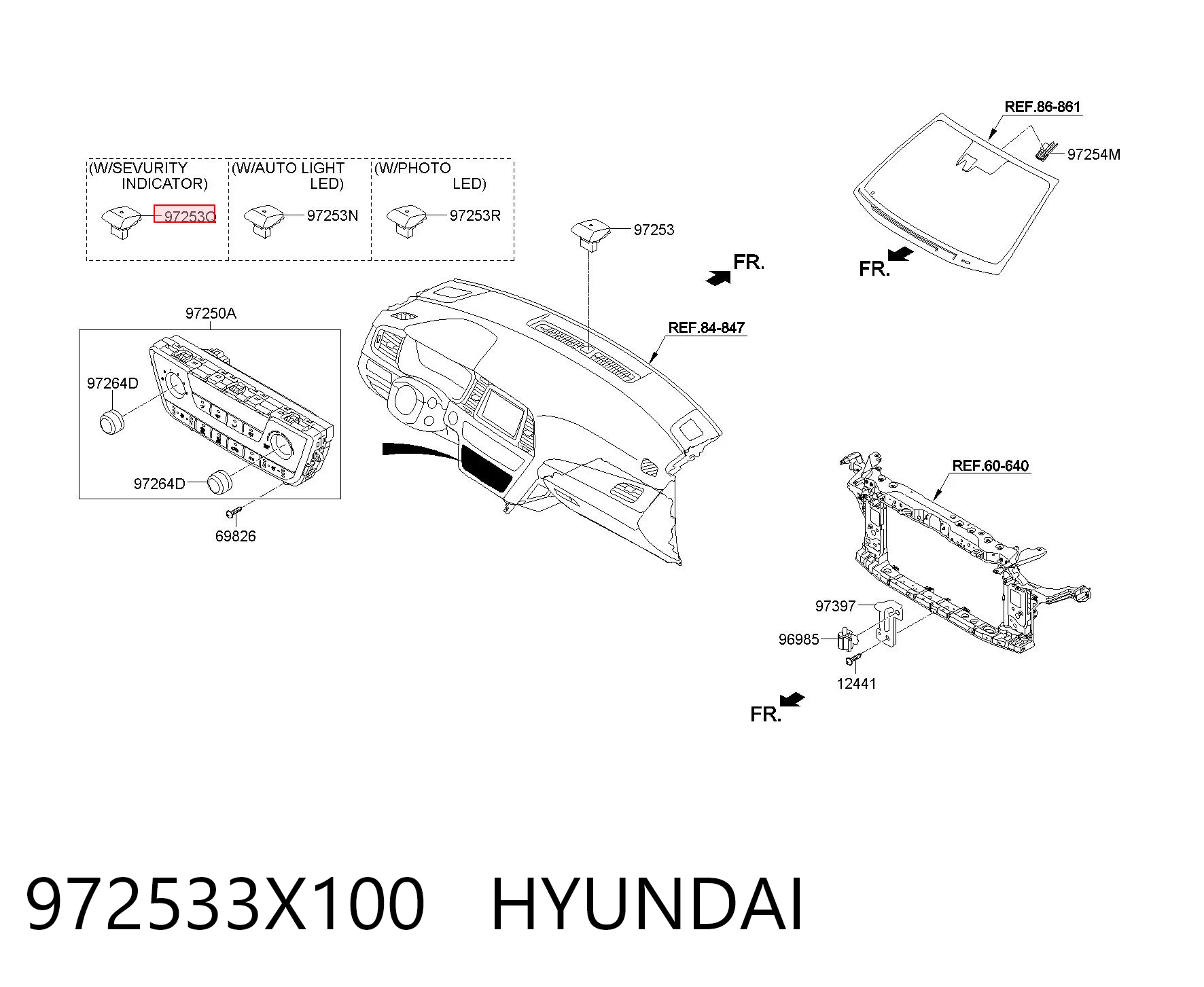972533X100 Hyundai/Kia 