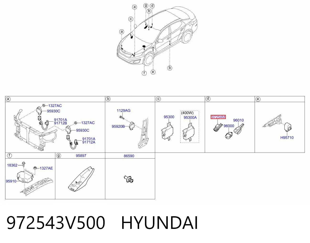 972543V500 Hyundai/Kia 