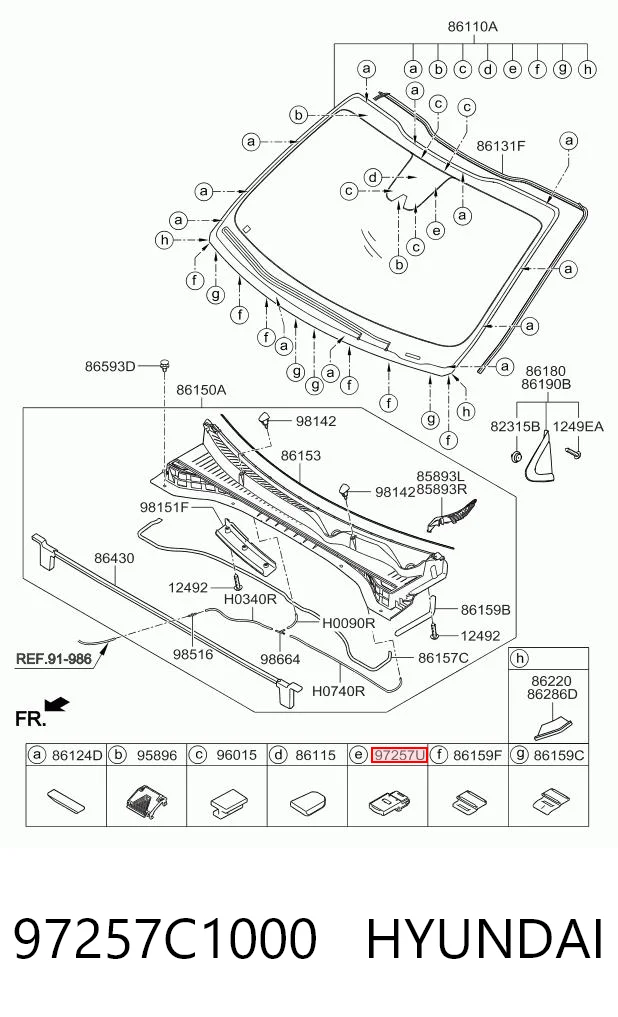 97257C1000 Hyundai/Kia 