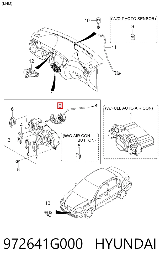 972641G000 Hyundai/Kia