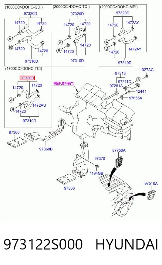 973122S000 Hyundai/Kia 
