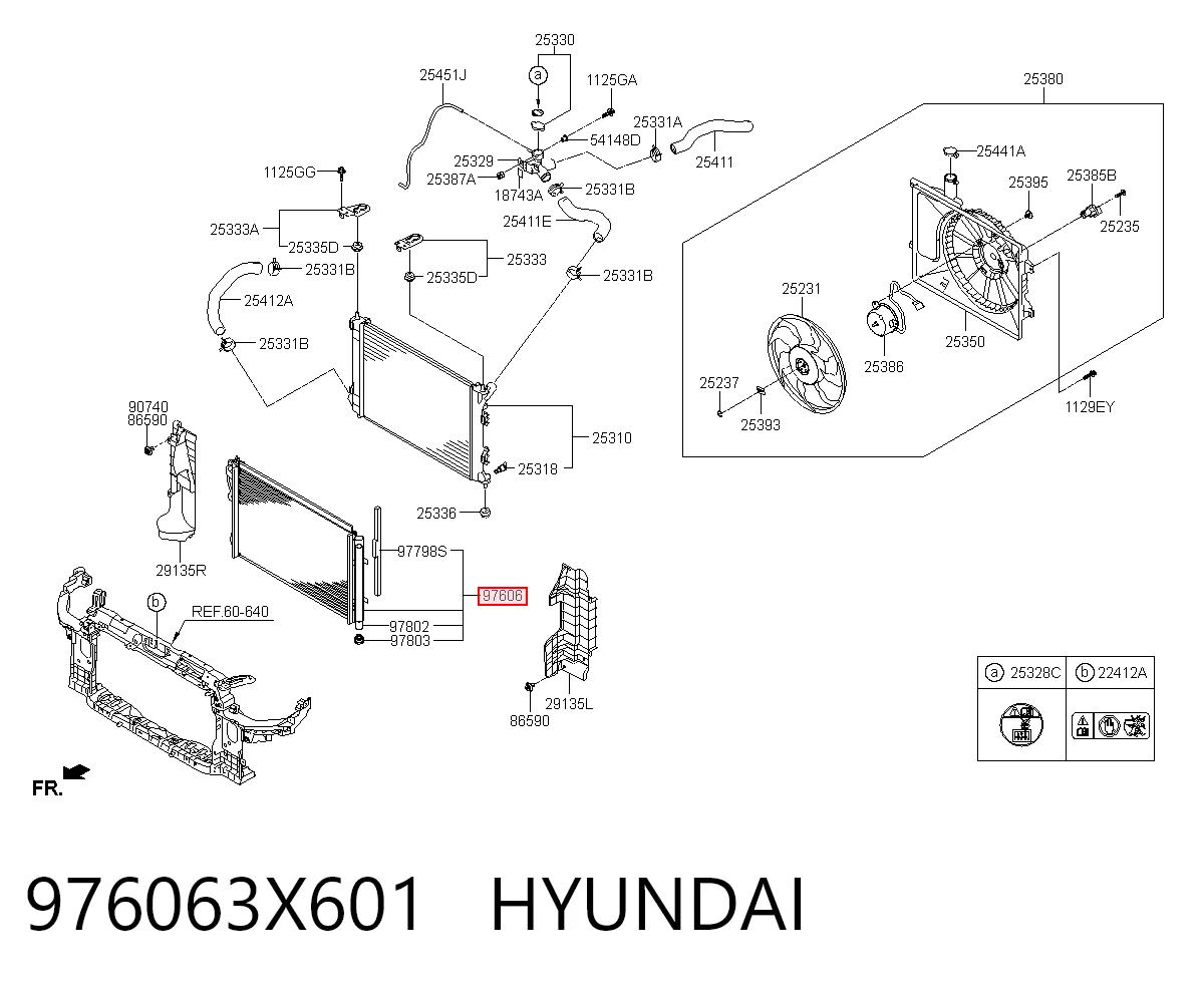 976063X601 Hyundai/Kia Конденсатор