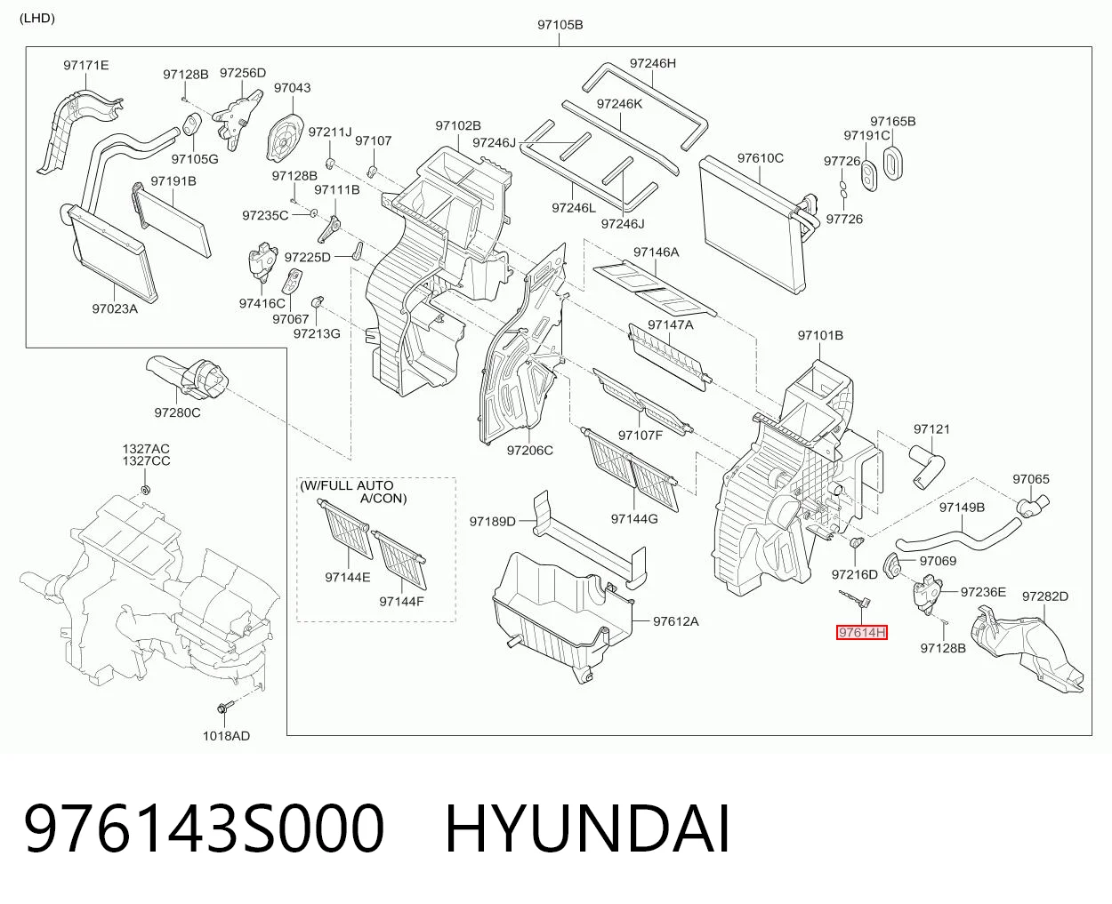 976143S000 Hyundai/Kia 