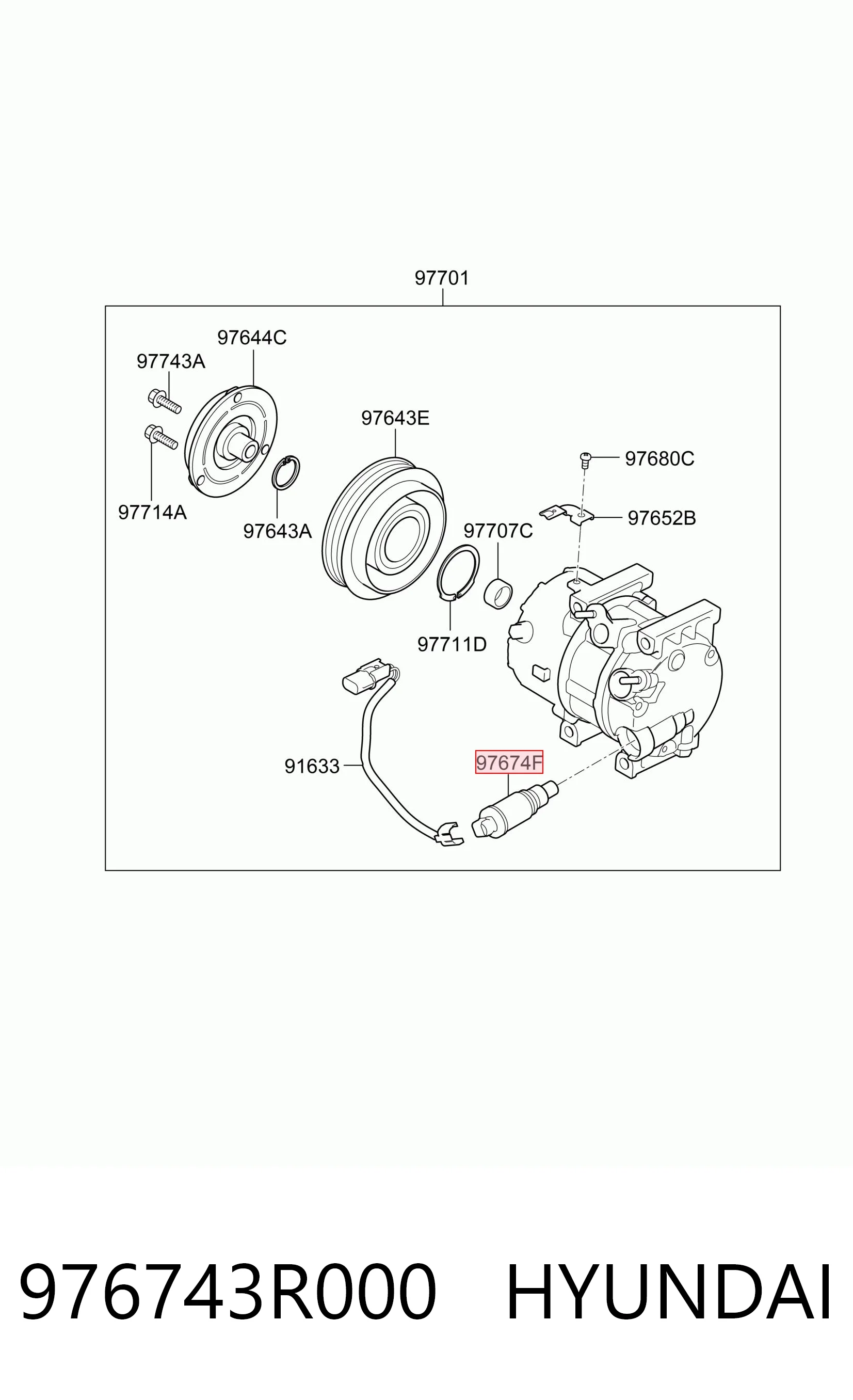 976743R000 Hyundai/Kia 