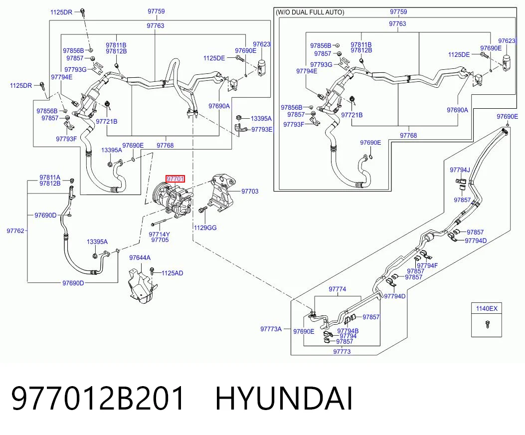 Купить 977012B251 HCC Компрессор климатической установки