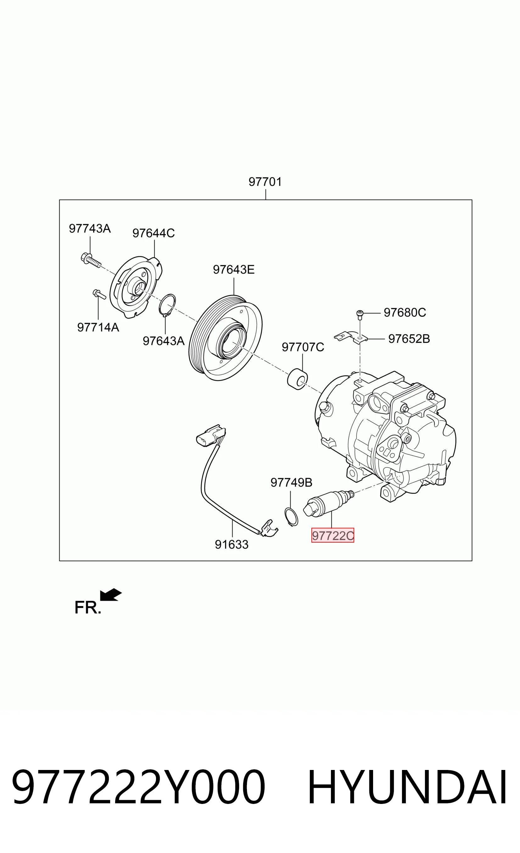 977222Y000 Hyundai/Kia 