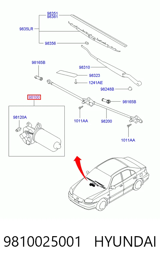 Мотор трапеции стеклоочистителя Polcar 4005SWP1 цена, от 27.23 USD