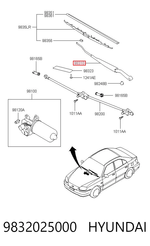 9832025000 Hyundai/Kia