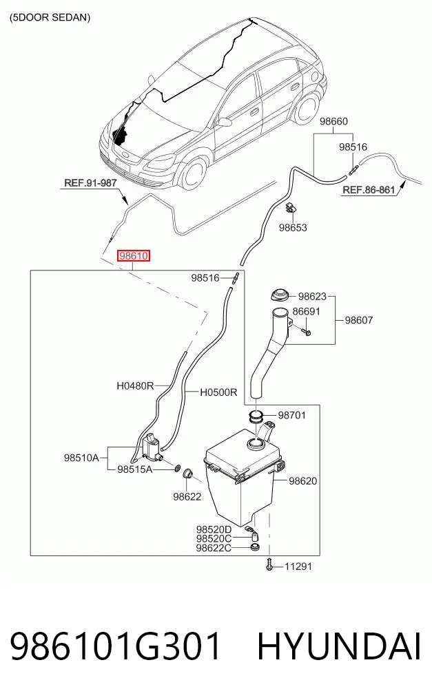 986101G301 Hyundai/Kia