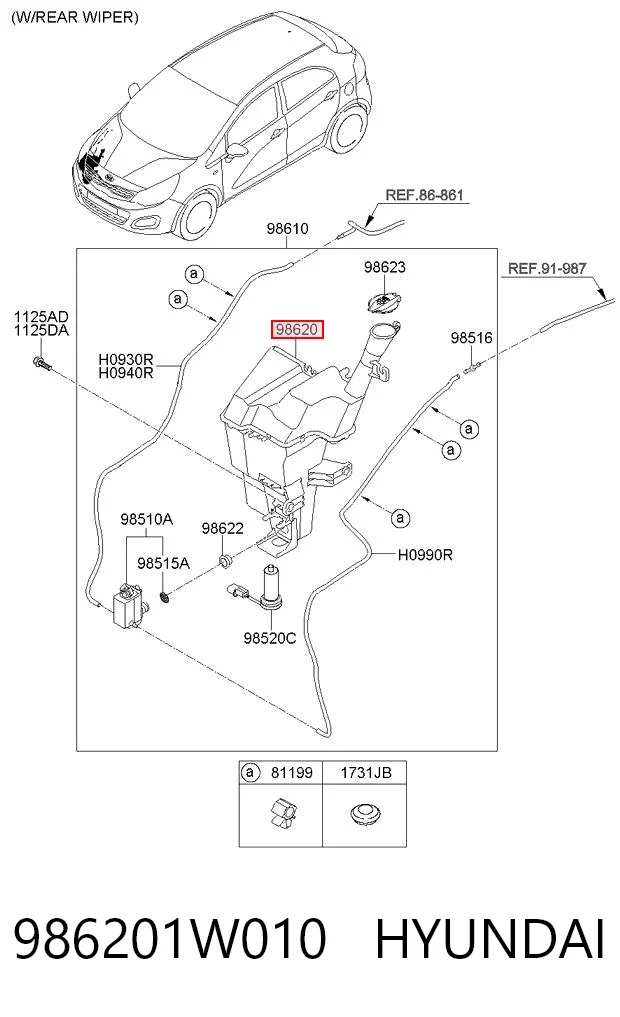 986201W010 Hyundai/Kia