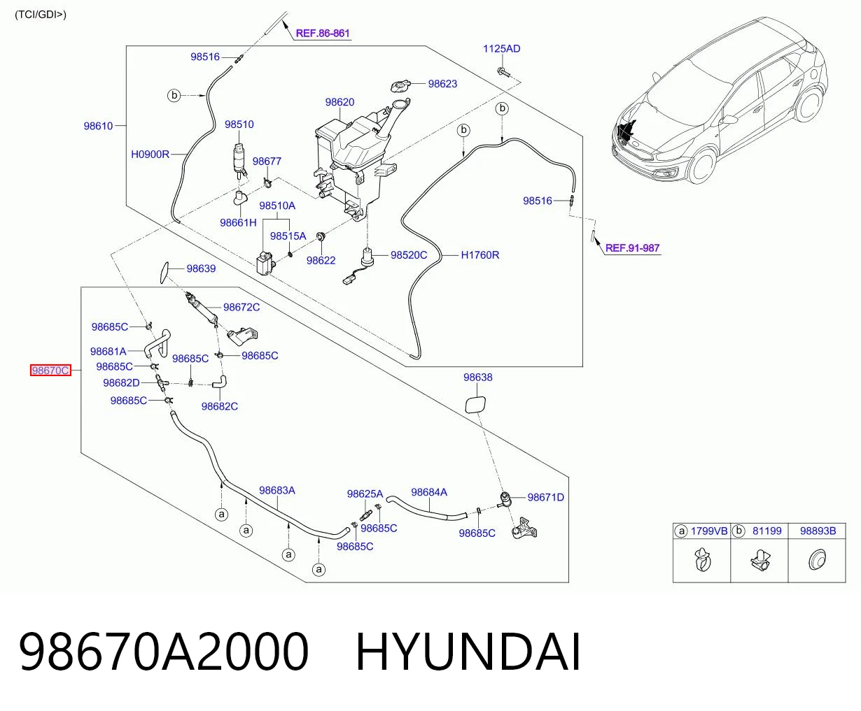 98670A2000 Hyundai/Kia