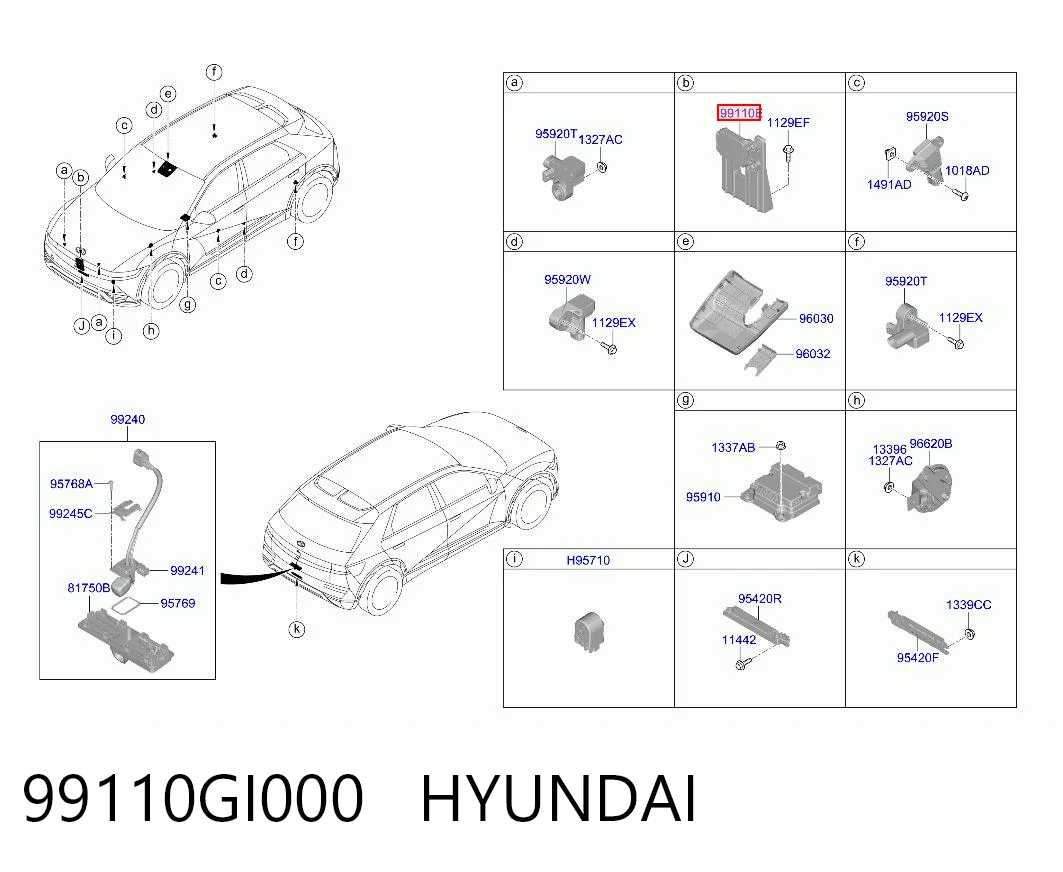 99110GI000 Hyundai/Kia Блок управления круиз-контролем