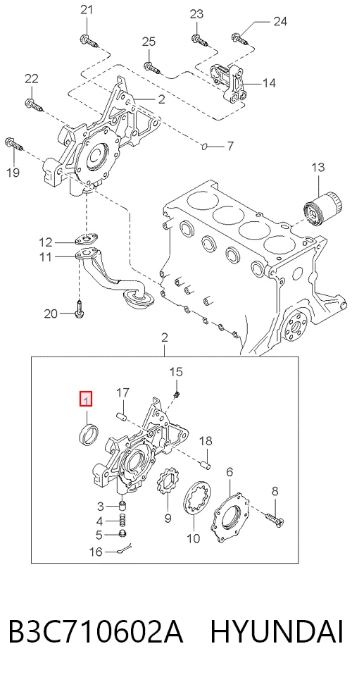  Сальник коленвала Mazda 323 