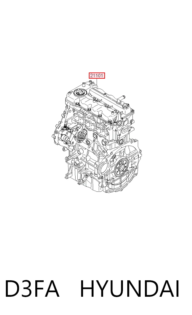 D3FA Hyundai/Kia Мотор в сборе