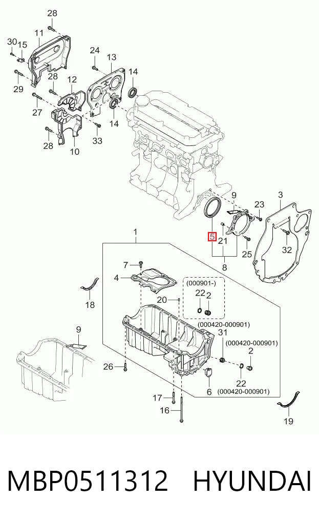 Сальник коленвала задний B63011312 NIPPON MOTORS