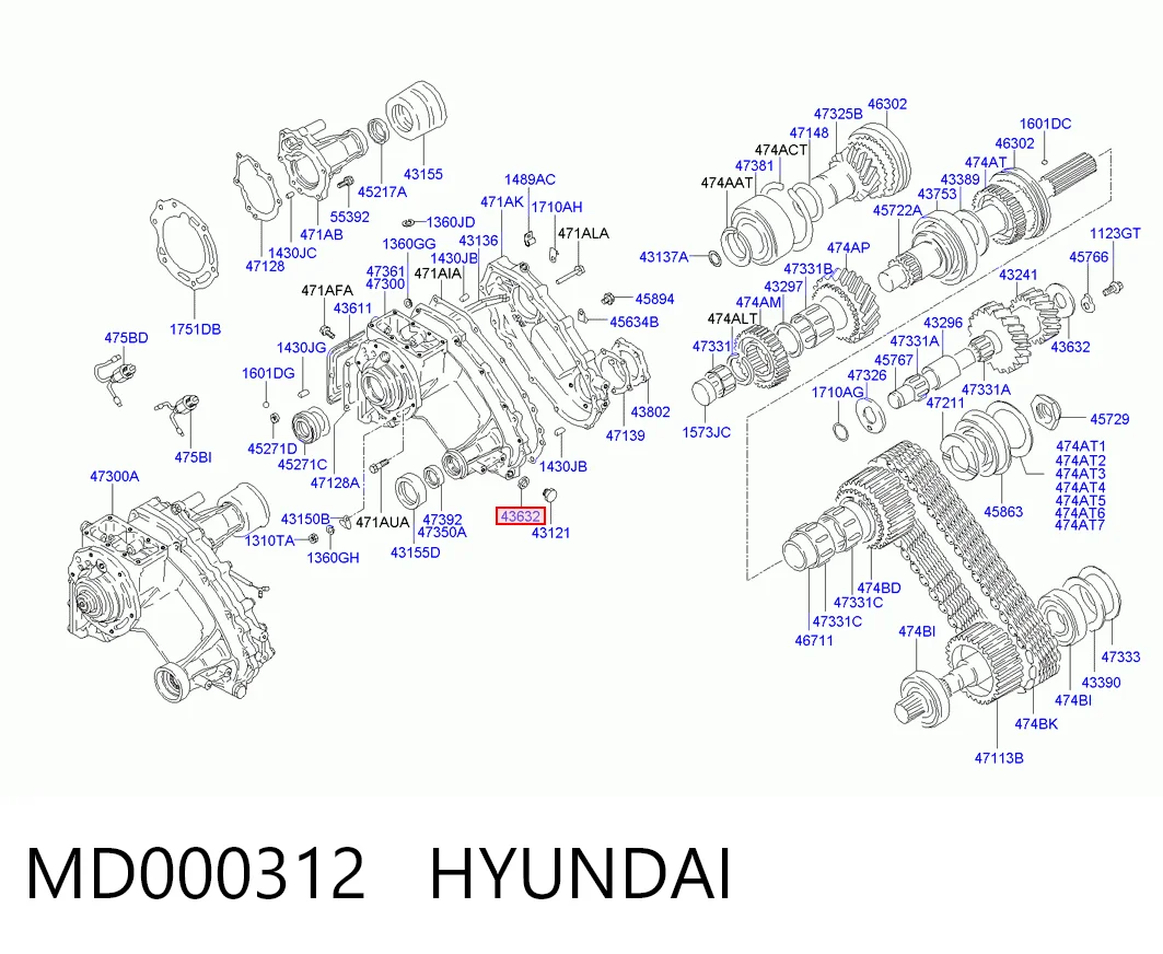 Купить MB001294 Chrysler Прокладка сливной пробки редуктора
