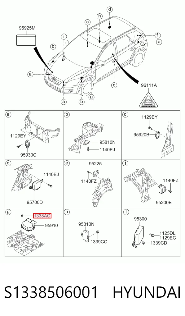 S1338506001 Hyundai/Kia 