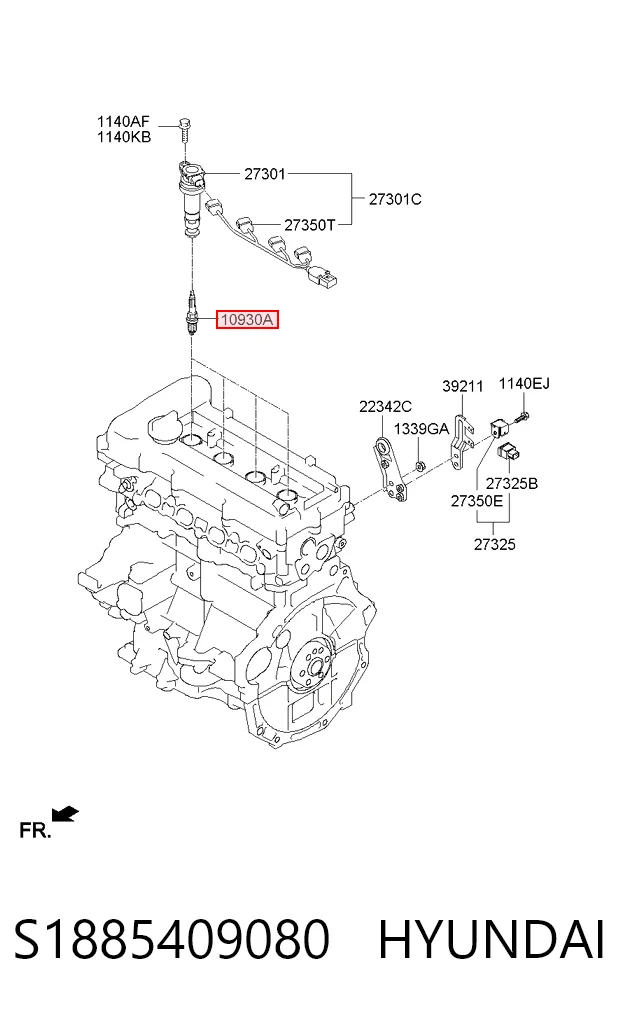 Свеча зажигания KIA Cerato III седан (YD) (2012 - 2019) цена, от 3.93 USD