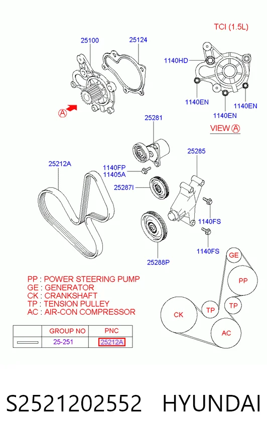 S2521202552 Hyundai/Kia
