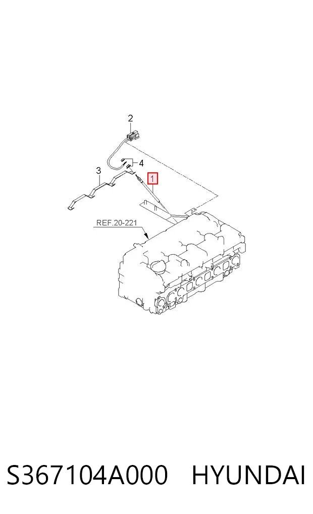 S367104A000 Hyundai/Kia Свечи накаливания